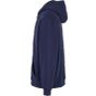 Build Your Brand Fluffy Zip Hoody Navy