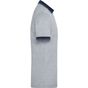 James&Nicholson Men´s Heather Polo grey_heather/navy