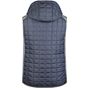 James&Nicholson Men´s Knitted Hybrid Vest light_melange/anthracite_melange