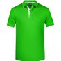 James&Nicholson Men´s Polo Stripe frog/white