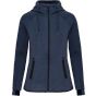 ProAct Veste à capuche performance  femme french_navy_heather