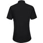 Russell Collection Men’s short sleeve fitted ultimate stretch shirt black