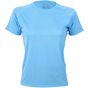 Cona Sports Ladies Rainbow Tech Tee clear_blue