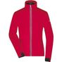 James&Nicholson Ladies´ Sports Softshell Jacket light_red/black