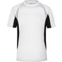 James&Nicholson Men's Running-T - white/black - M