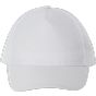 K-up Casquette polyester - 5 panneaux white