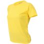 Cona Sports Ladies Rainbow Tech Tee sun_yellow