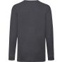 fruit of the loom Kids valueweight long sleeve T dark heather grey