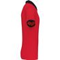 Kariban Polo piqué bicolore homme red/black