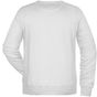 James&Nicholson Men´s Sweat white