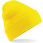 Beechfield Bonnet Original à revers yellow