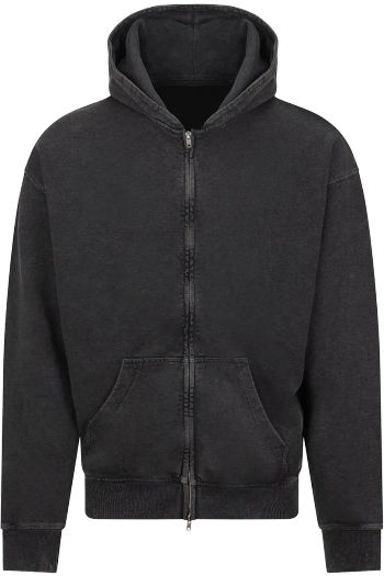 Vintage Washed Zoodie - Washed Black