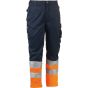Herock Olympus High Viz Trousers navy/orange