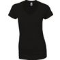 Gildan Women's V-Neck T-Shirt black