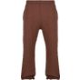 Build Your Brand Fluffy Sweatpants Chocolate brown