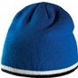 K-up Bonnet bande bicolore contrastée royal_blue/white/black