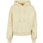 Build Your Brand Ladies Organic Oversized Hoody soft_yellow