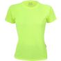 Cona Sports Ladies Rainbow Tech Tee neon_yellow