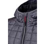 James&Nicholson Ladies´ Knitted Hybrid Jacket grey_melange/anthracite_melange