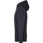 James&Nicholson Men's Lifestyle Zip-Hoody black/grey_heather