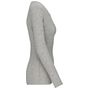 kariban T-shirt col rond manches longues femme light_grey_heather