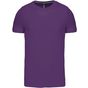 Kariban T-shirt col rond manches courtes homme purple