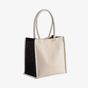 Kimood Sac cabas en coton / jute - 17 L