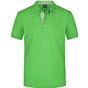 James&Nicholson Men´s Plain Polo - lime_green/lime_green/white - XL