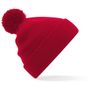 Beechfield Bonnet enfant Original à pompon rouge classique