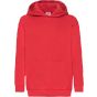 fruit of the loom Kids classic hooded sweat red