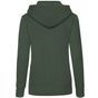 fruit of the loom Classic Hooded Sweat Lady-Fit vert_bouteille