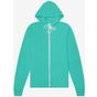 Bella Unisex sponge fleece full-zip hoodie teal