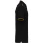 WK Designed To Work Polo Day To Day contrasté manches courtes homme black/yellow