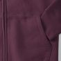 Russell Authentic Sweat capuche zippé femme burgundy