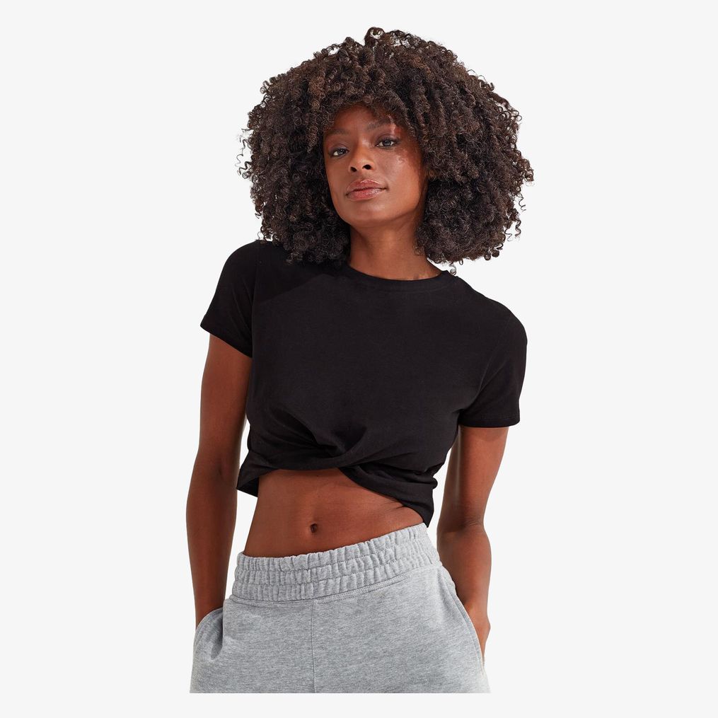 Crop-top torsadé femme Tridri® TriDri