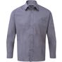 Premier Chemise popeline à manches longues pour homme steel