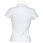 kustom kit Corporate Short Sleeve V-Neck Top white