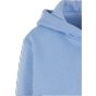 Build Your Brand Ladies Fluffy Zip Hoody Powder blue