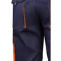 Velilla Bermuda multipoches bicolore navy/orange