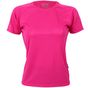 Cona Sports Ladies Rainbow Tech Tee - magenta - XS