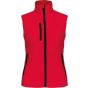 Kariban Bodywarmer softshell femme red