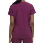 Dickies-Medical Haut cache cœur femme wine