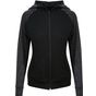 AWDis Just Cool Women's Cool Contrast Zoodie black/black_slate_melange