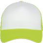 K-up Casquette trucker - 5 Panneaux white/fluorescent_yellow