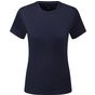 TriDri T-Shirt texturé en tissu recyclé femme french_navy