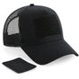 Beechfield Casquette filet réglable avec patch black