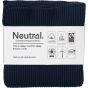 Neutral Rib Knit Kitchen Cloth navy