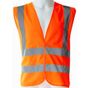 Korntex Gilet de sécurité avec 4 bandes réflechissantes signal_orange