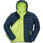 Result Soft padded jacket navy/lime