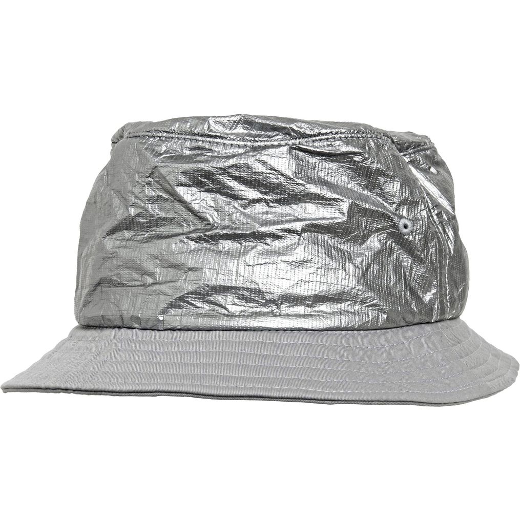 Crinkled Paper Bucket Hat flexfit